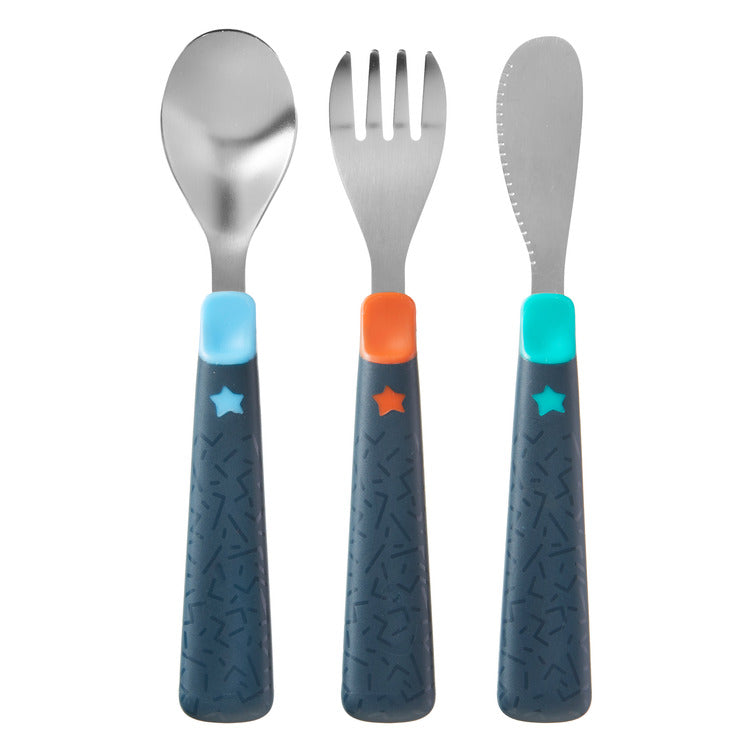 Tommee Tippee Big Kids First Cutlery Set, 12 m+