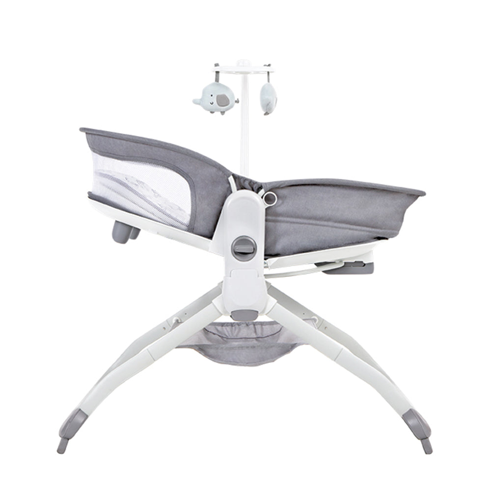 6 in 1 Deluxe Multi Functional Bassinet Grey Zebra