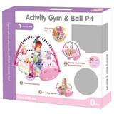 Baby Activity Gym Mat 3-in-1 (Pink)