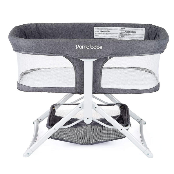 (Pamo Babe) 2in1 Foldable Bassinet - Grey