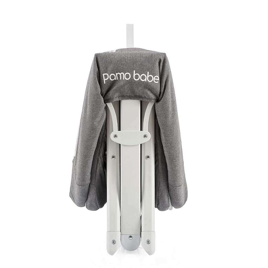 (Pamo Babe) 2in1 Foldable Bassinet - Grey