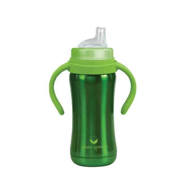 Green & Sprouts - Sippy Cup Stainless Steel 6oz - Green