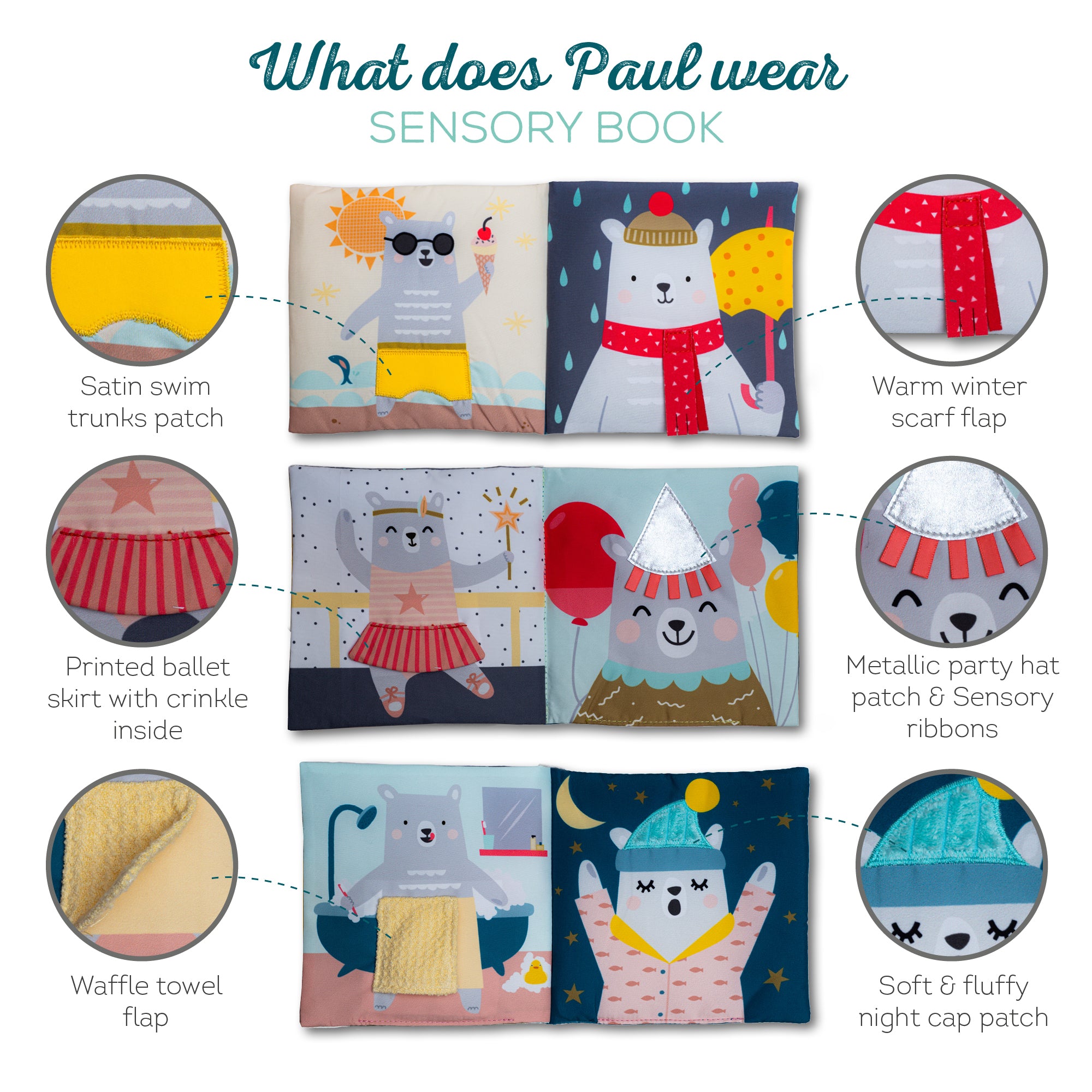 Taf Toys - What does Paul Wear Book